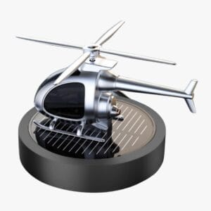 Solar Powered Mini Helicopter Car Dashboard Perfume
